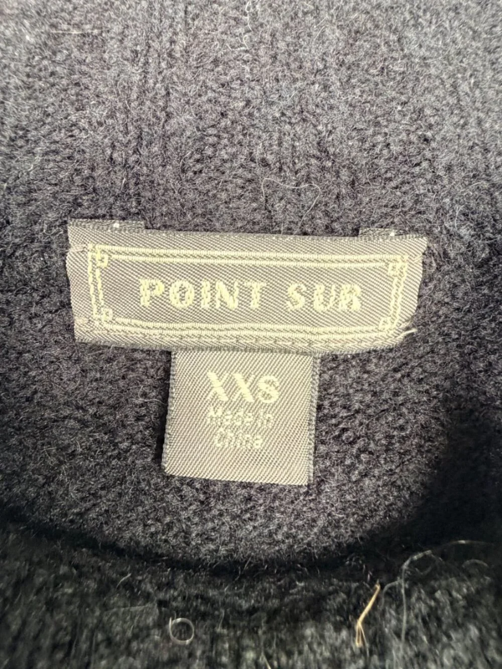 J. Crew Mockneck Sweater in Supersoft Yarn Black XXS #A2863